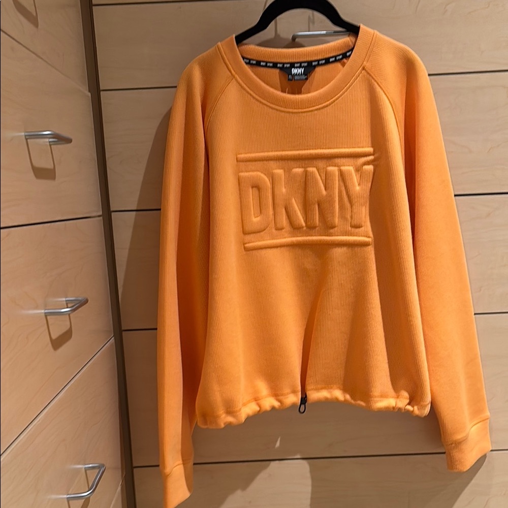 DKNY Vibrant Orange Pullover